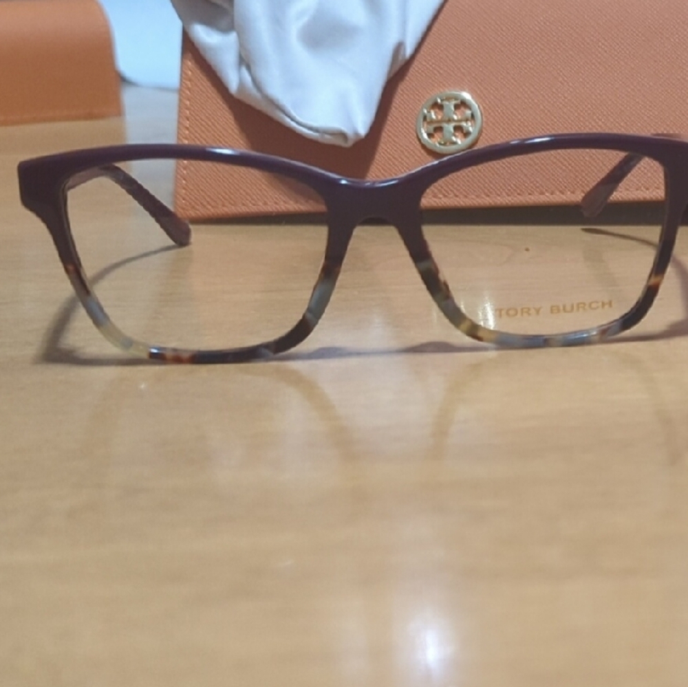 Tory Burch Plum and Tortoise Eyeglasses